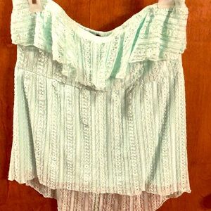 Ruffle tube top